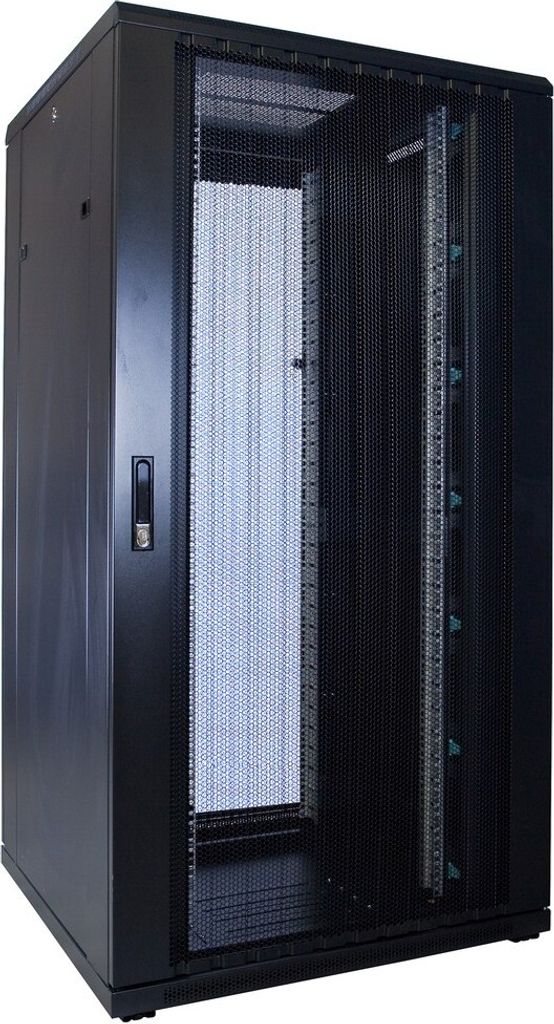 DSIT 32 HE 19” Serverschrank, mit perforierter Fronttür (BxTxH) 800 x 800 x 1600mm (DS8832PP)