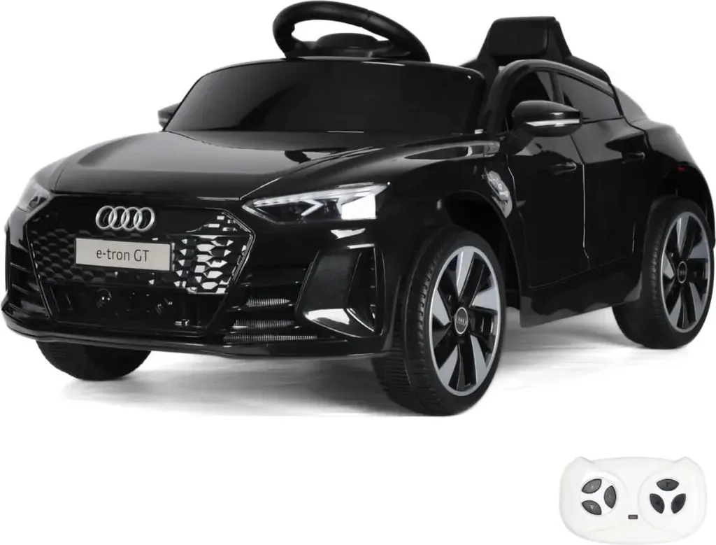 Voiture Audi Enfant 12V Sécurisée avec Télécommande Parentale Noire