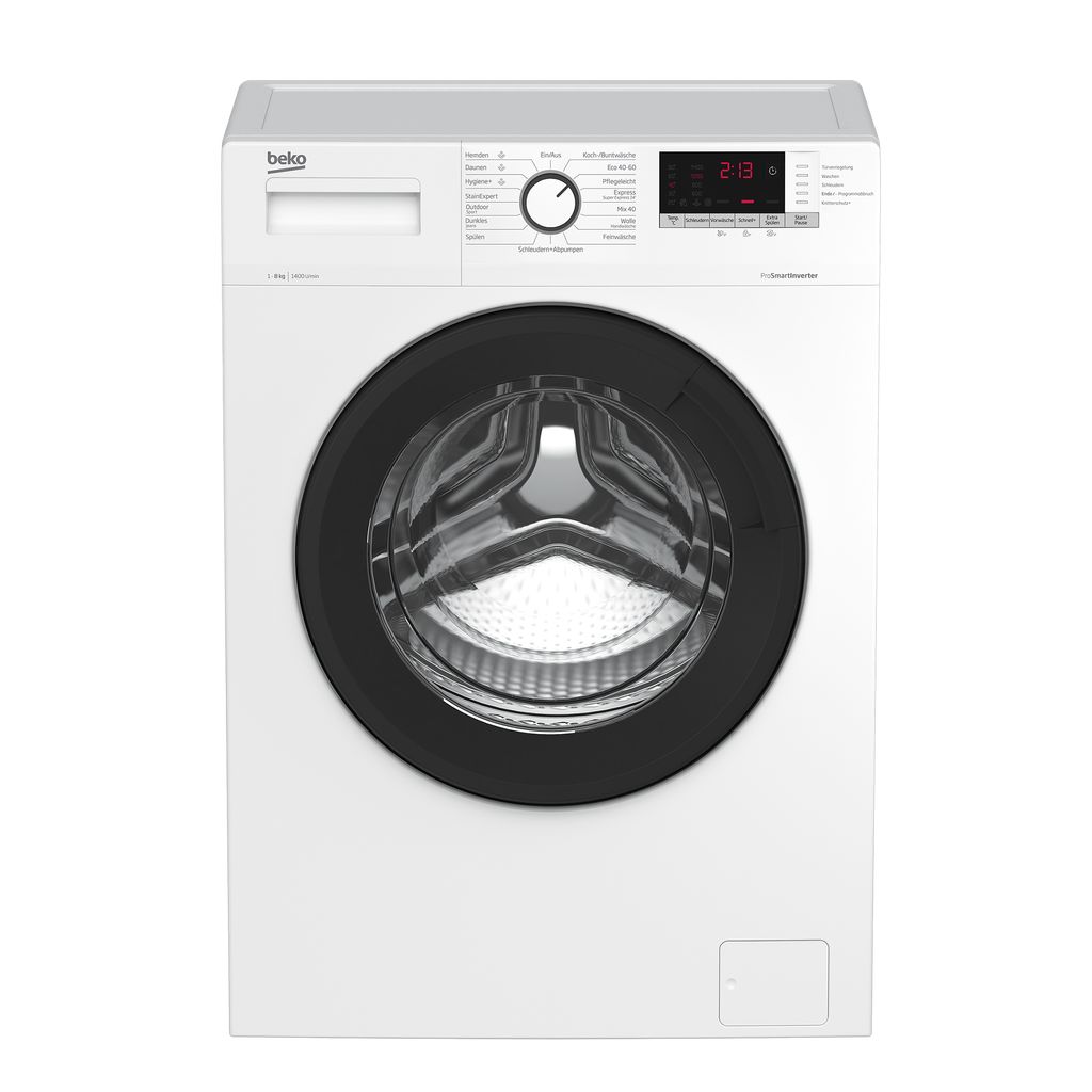 Beko Waschvollautomat 8kg A Weiß SteamCure Produktbild 