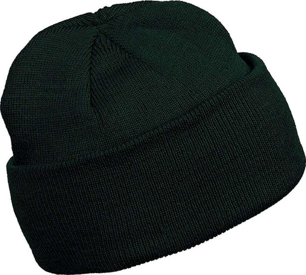 K-Up Herren Mütze Beanie Wintermütze Mütze Fleecemütze Strickmütze, Größe:U, Farbe:Forest Green