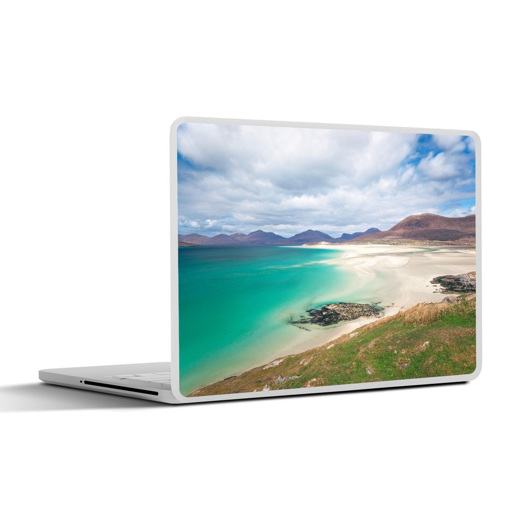 MuchoWow Laptop Aufkleber Sticker Cover Strand - Wasser - England 30x22 cm - Laptop-Sticker