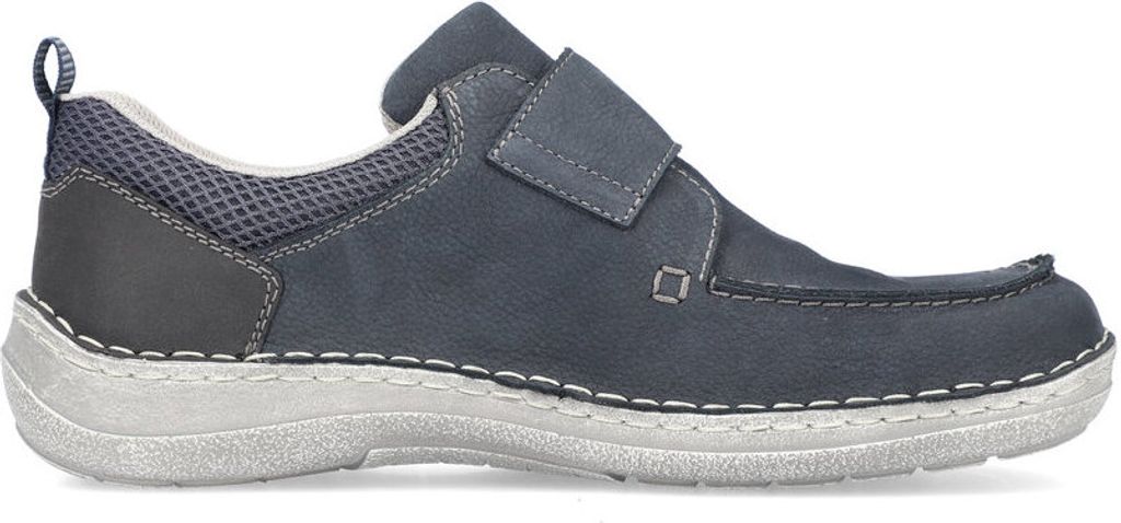 Rieker Slipper - Blau Veloursleder Größe: 41 Normal Produktbild 30