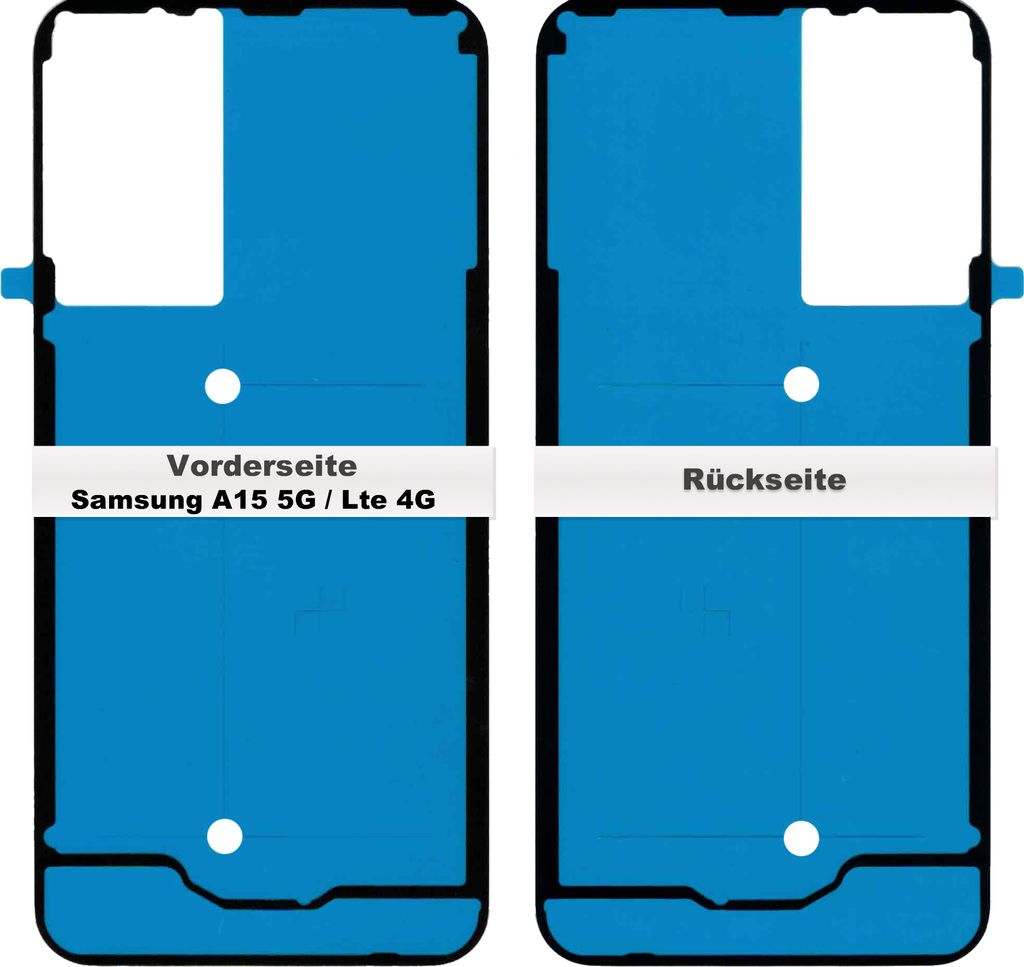 Samsung Galaxy A15 5G Lte 4G Akkudeckel Klebefolie Kleber Produktbild 