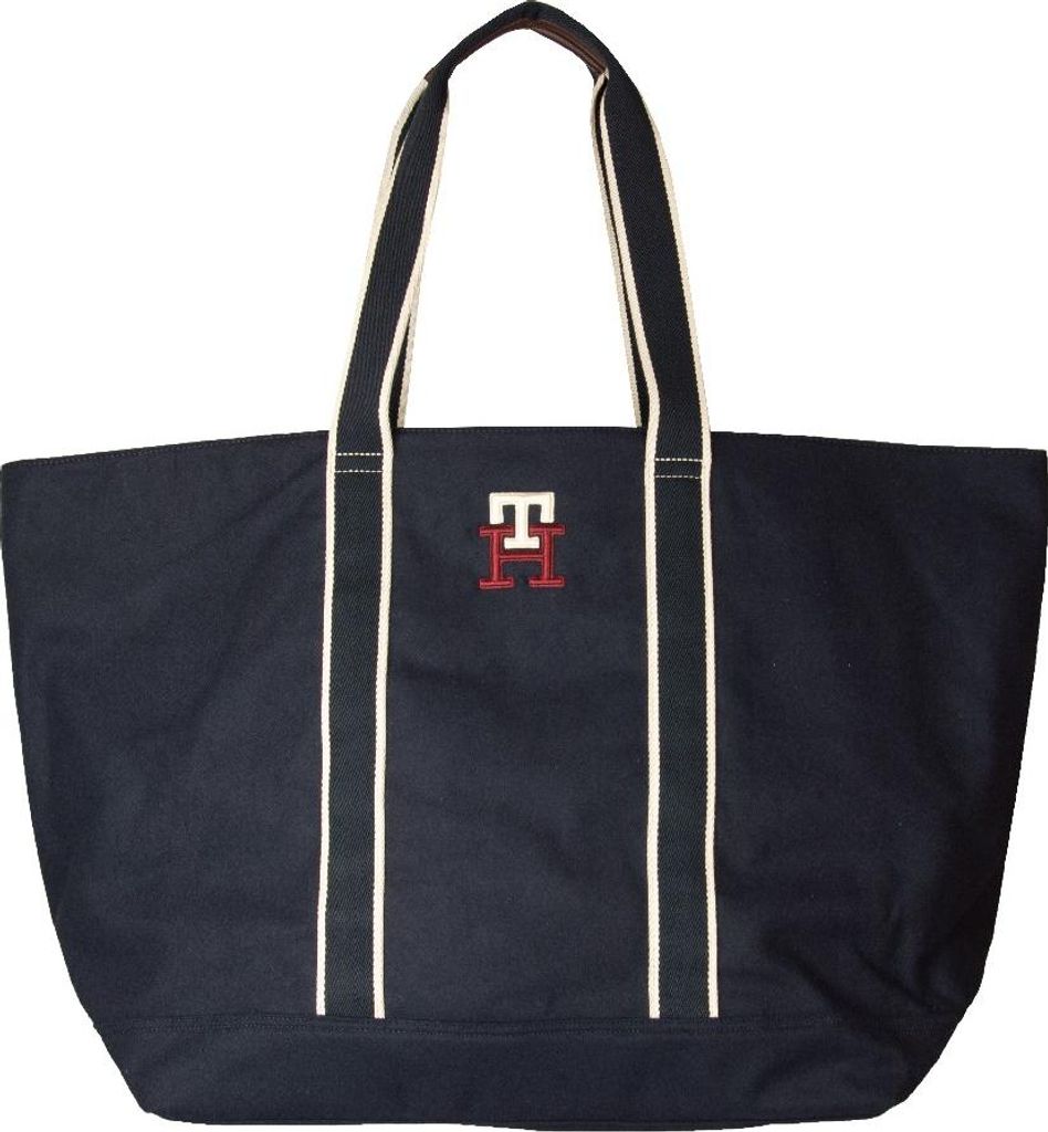 TH TOMMY HILFIGER Damen-Umhängetasche aus Wollmischgewebe, Artikel AM0AM10291, neues Prep-Oversi – cm.70 x cm.42 x cm.25 (ungefähr), UNICA - ON...