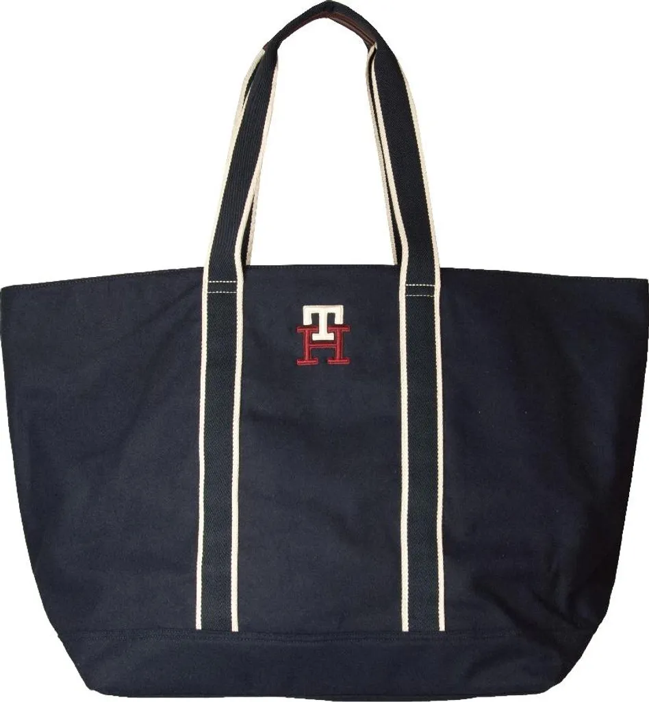 Sac Tommy Hilfiger Oversize 70cm en Laine Mélangée Douce et Résistante