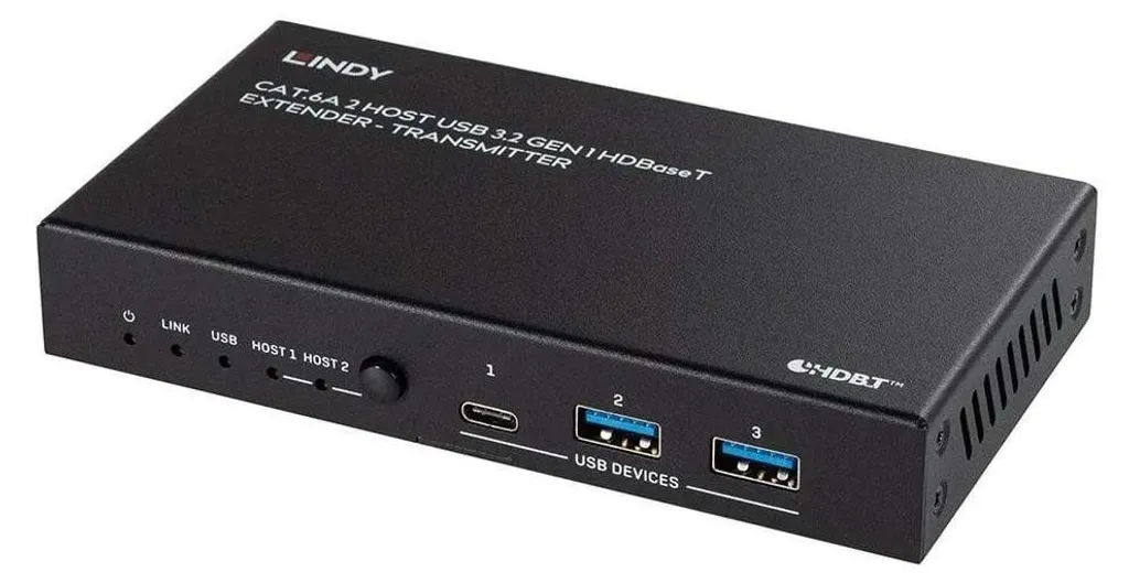 Extension USB 100m LINDY HDBaseT : Résout les Limites de Distance Cat.6A