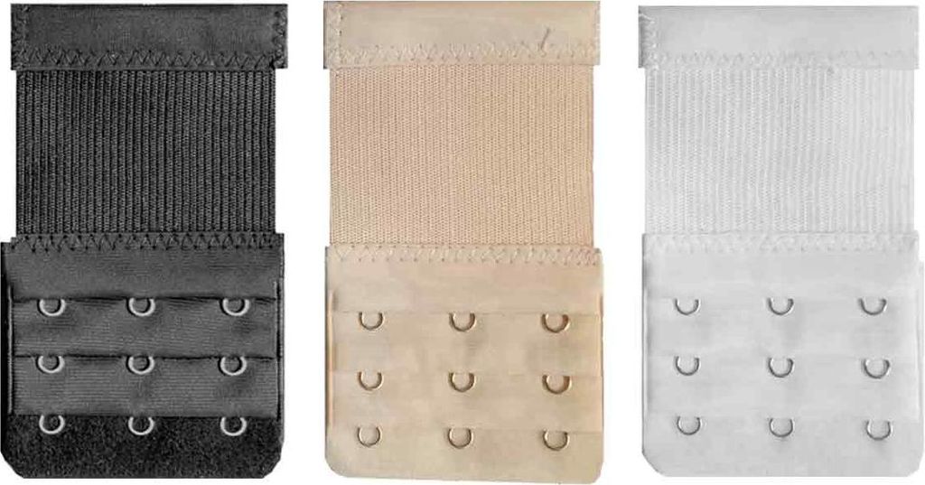 BH-Verlängerung für Damen, 3 Haken, BH-Verlängerungsgurt, Produktbild 