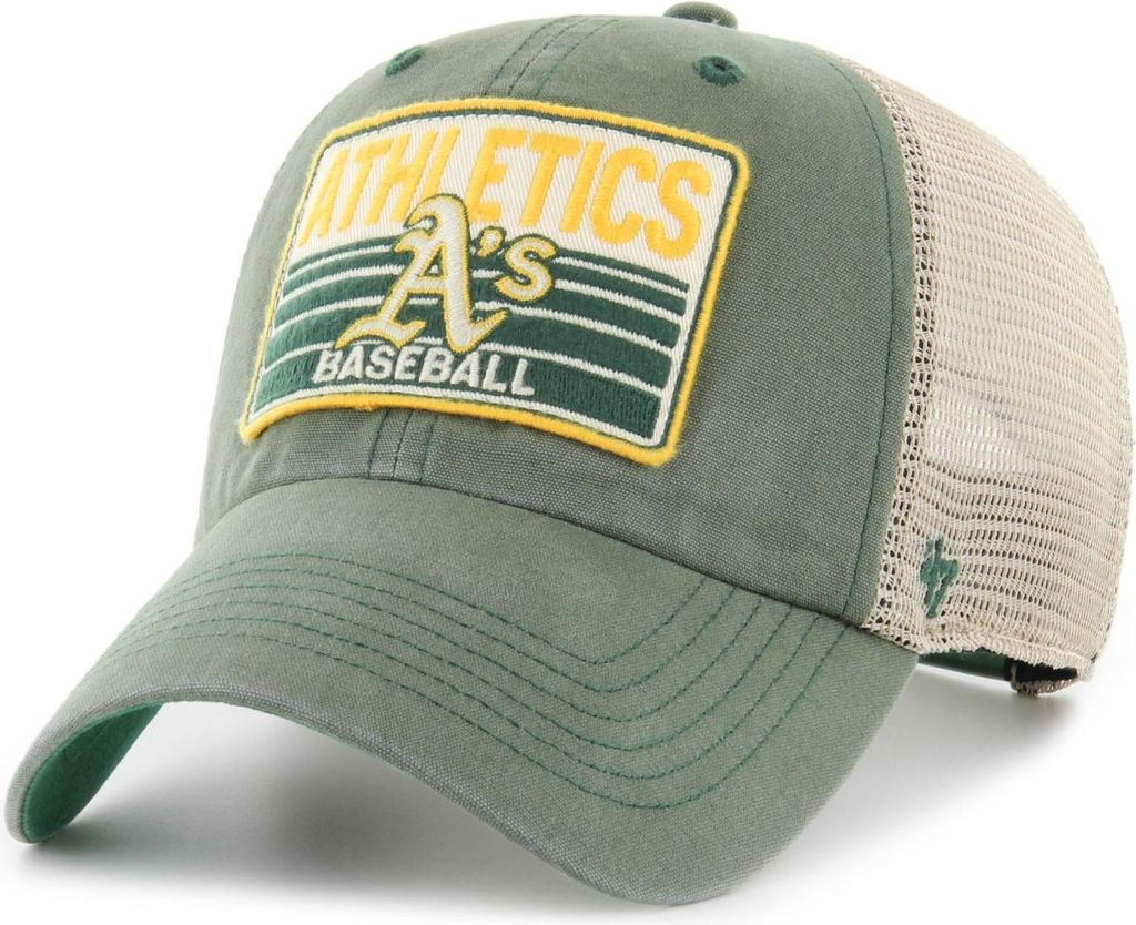 47 Brand Trucker Cap - FOUR STROKE Oakland Athletics green
