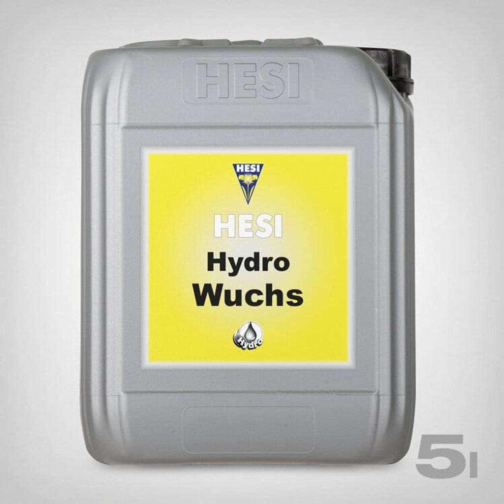 Hesi Hydro Wuchs 5L Wachstumsdünger für Hydro-Anbau | Schneller Wuchs mit Vitaminen und Bakteriennahrung