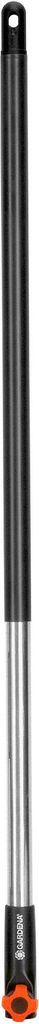A close-up, full-length view of a GARDENA combisystem extension handle, shown vertically against a white background.