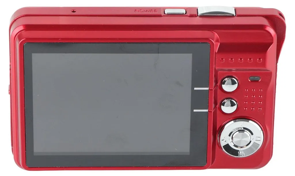 fotocamera digitale 4K 48MP anti-shake zoom 8x con schermo di spostamento LCD da 2,7 pollici C3 48 rosso