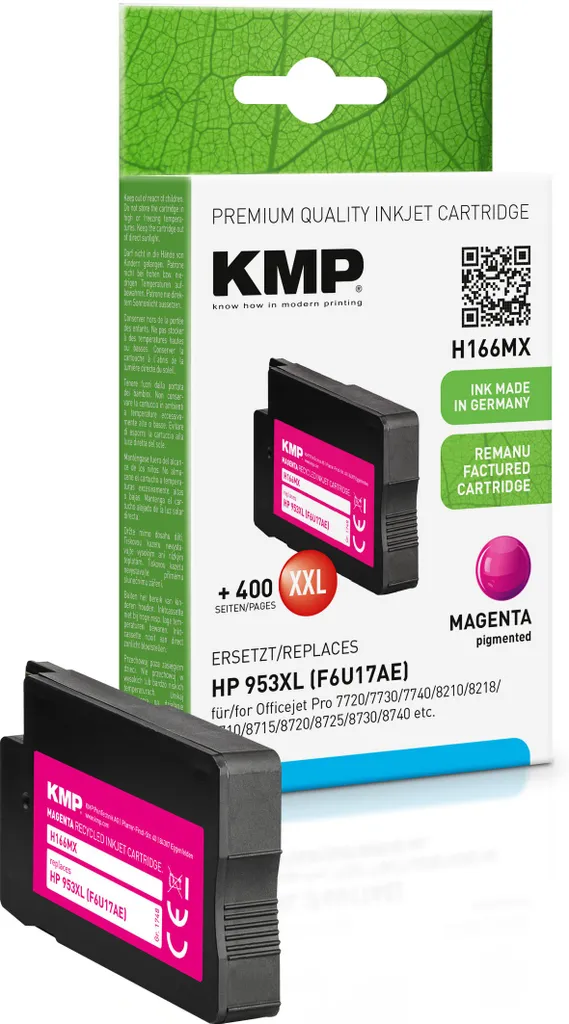 KMP 1748,4006 - Originale - Inchiostro colorato - Magenta per foto - HP - HP OfficeJet Pro 7700 Series HP OfficeJet Pro 7730 HP OfficeJet Pro 7740 WF HP OfficeJet Pro 8200... - Stampa inkjet