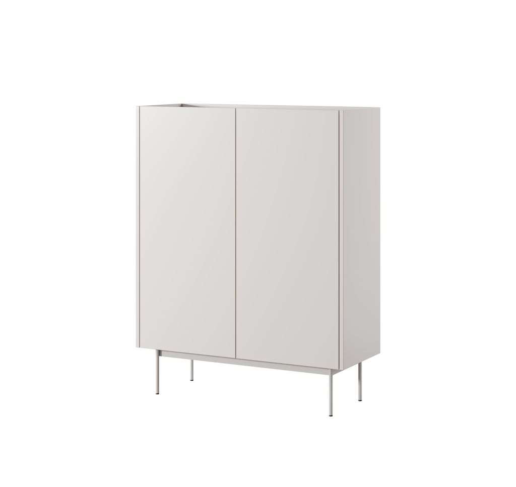 AX LIVING Kommode Schmal Hoch Orchis KD97 97 cm Modern in Kaschmir