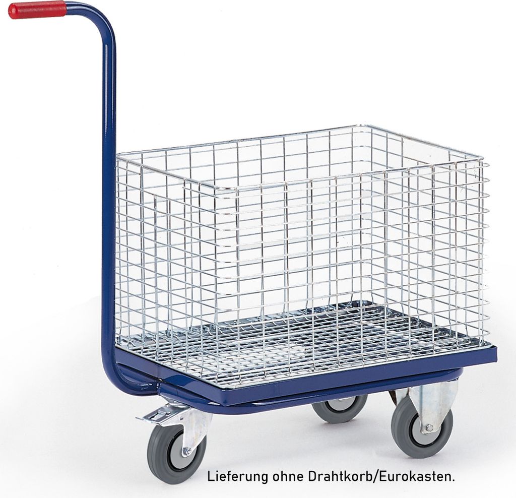 Rollcart Dreirad- Griffroller mit Ladefläche 610x410mm für Eurokasten