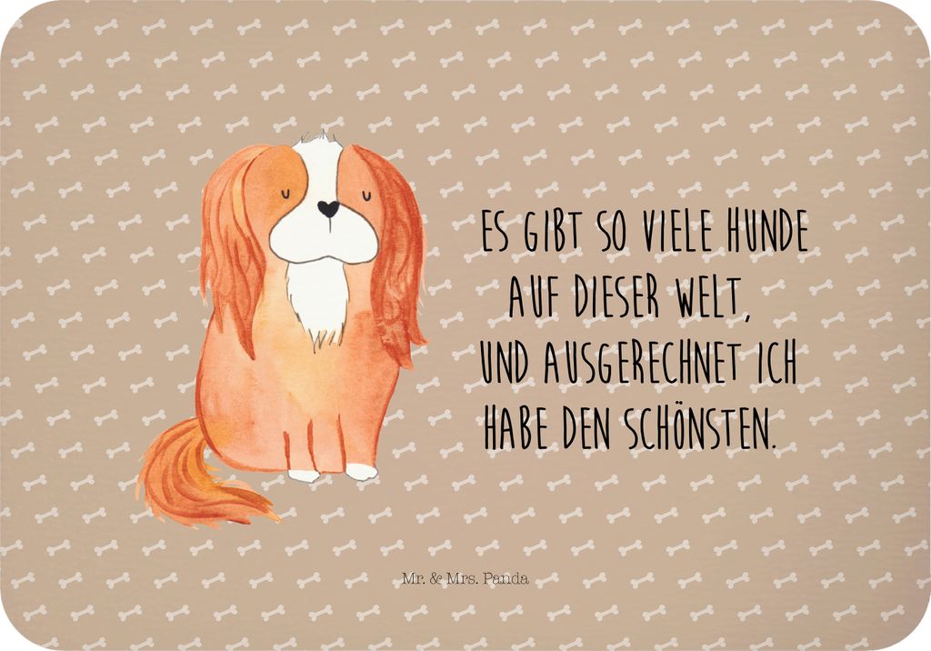 Mr. & Mrs. Panda Kühlschrankmagnet Hund Cavalier King Charles Spaniel - Hundeglück - Geschenk, Spruch, magnet, Notizhalter, Sprüche, Cockerspani...