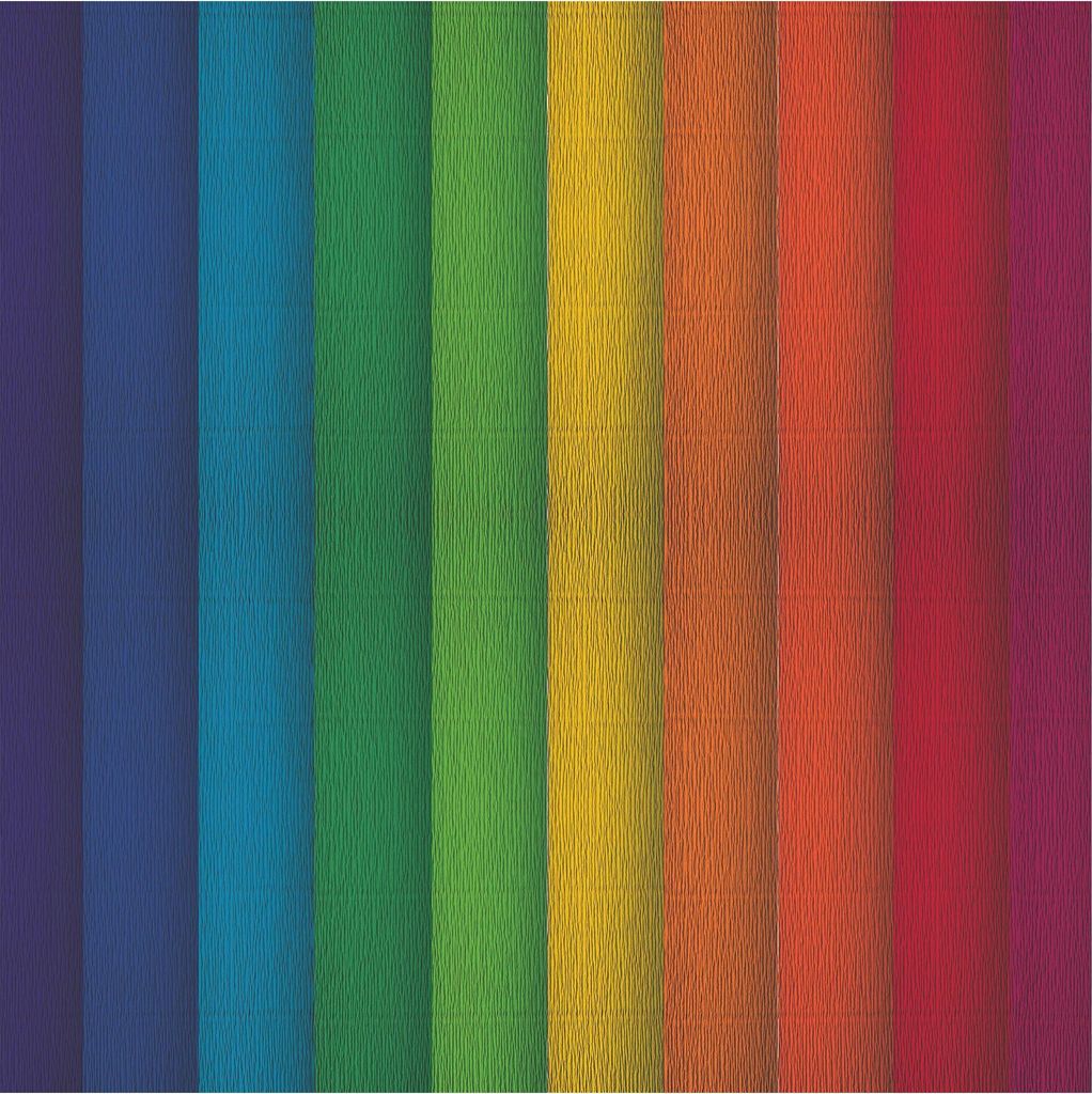 Topcre Papier 25X200 Kleine Mischung (10) Regenbogen 1616