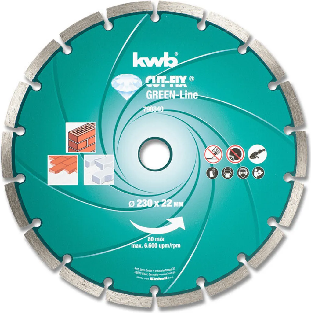 Coupez le métal sans effort avec le disque kwb 798840 pour meuleuse