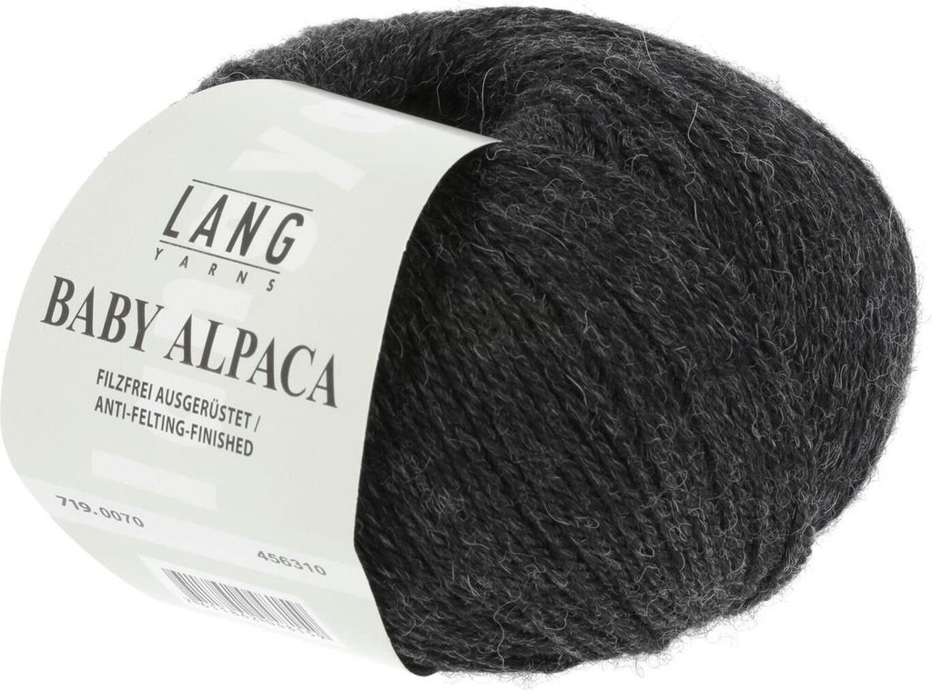 Lang Yarns - Baby Alpaca 0070 anthrazit