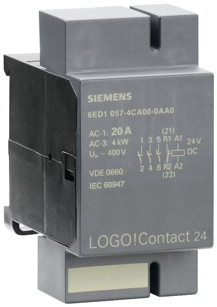 Extension Siemens 6ED1057-4CA00-0AA0 Commutation Silencieuse 24V