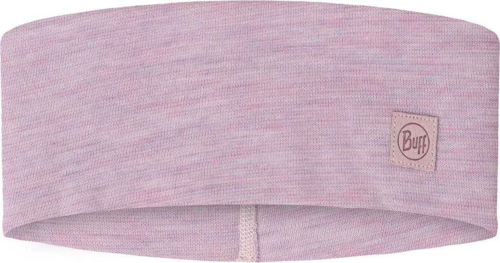 Buff Merino Wide Headband SOLID LILAC SAND