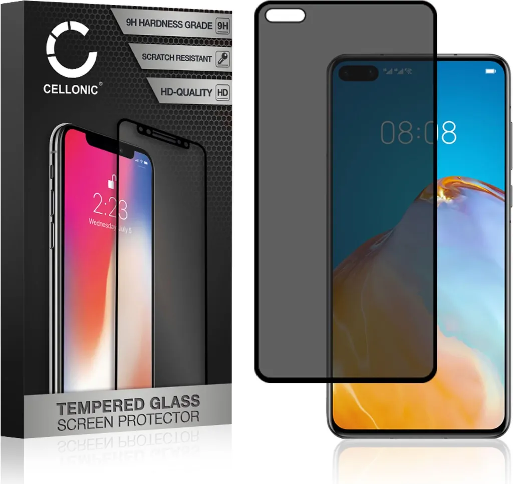 CELLONIC 9H Tempered Glass Compatible with LG Q6 (3D Full Cover 9H