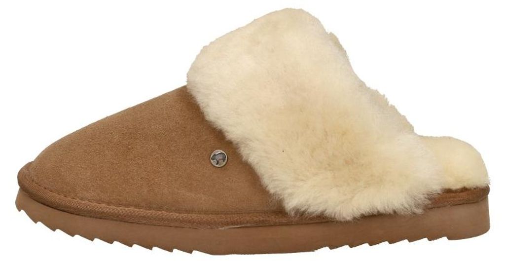 Warmbat Flurry  Pantoffels Open - cognac - Maat 39 Productafbeelding 