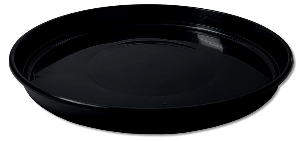 Untersetzer für Blumentopf Pflanztopf rund Kunststoff Schwarz 9 verschiedene Größen zur Auswahl (Ø 30 cm)