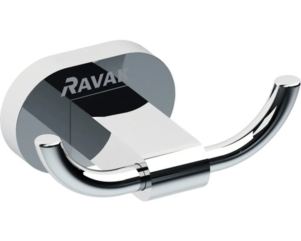 Ravak Chrome X07P186 Gancio Doppio Bagno: Qualità e Design Cromo