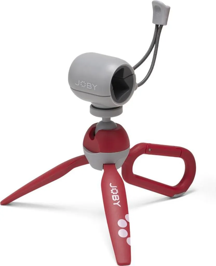 Trépied Stable Joby HandyPod Clip Rouge : Fini les Vidéos qui Tremblent