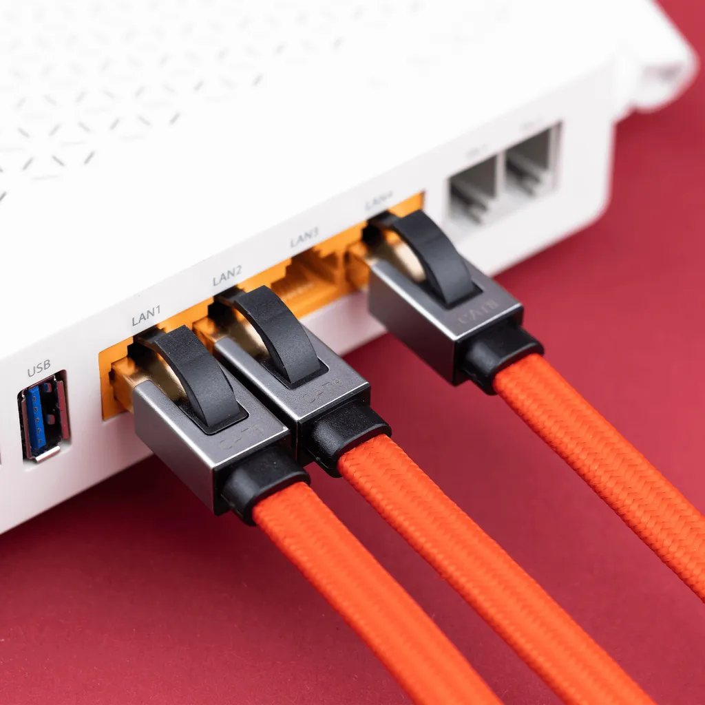 Cavo Internet Cat8 Reagle 2 Metri - Alta Velocità per Smart TV e PC - 2
