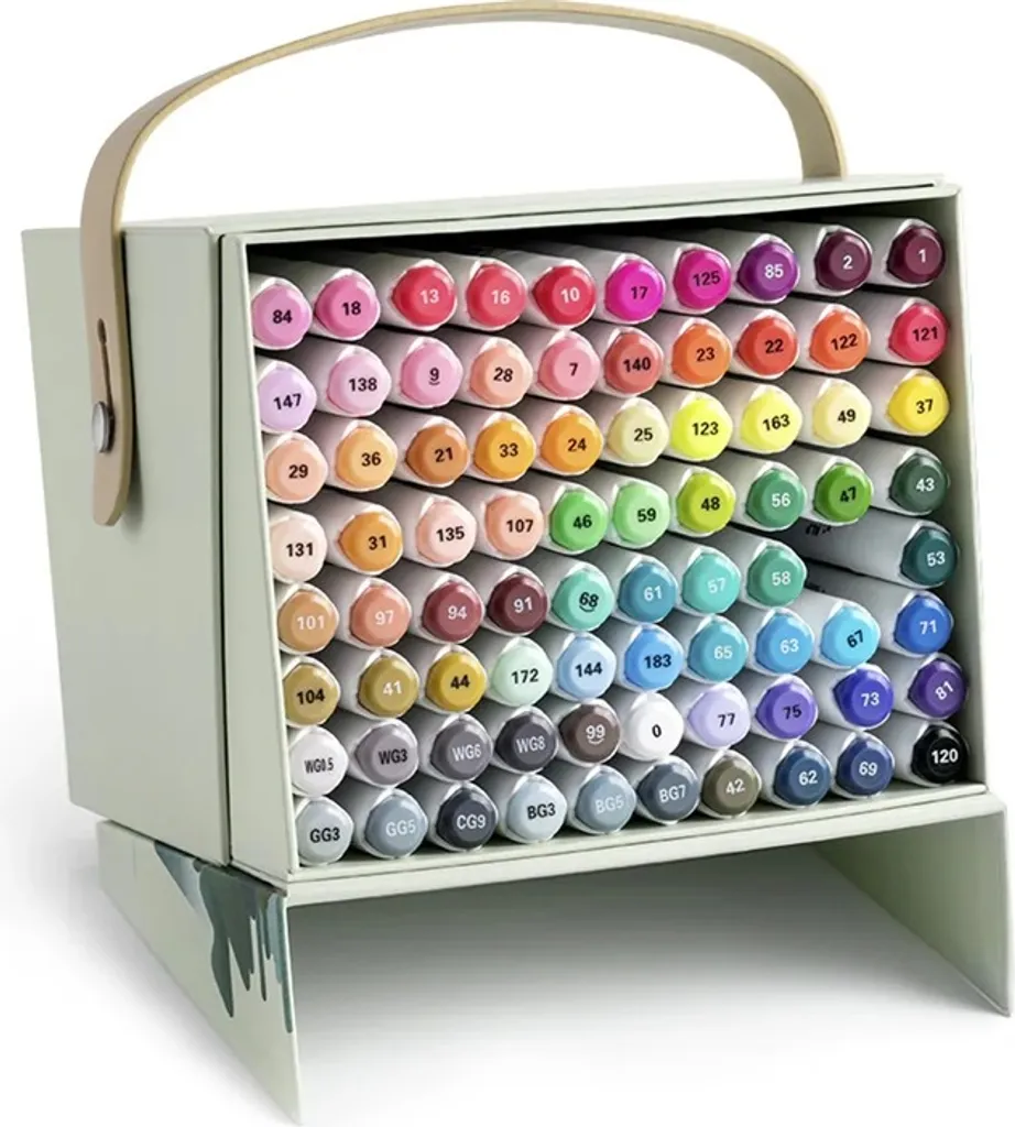 Marqueurs Arrtx 80 Couleurs Double Pointe avec Crayons Graphite S Premium - 2