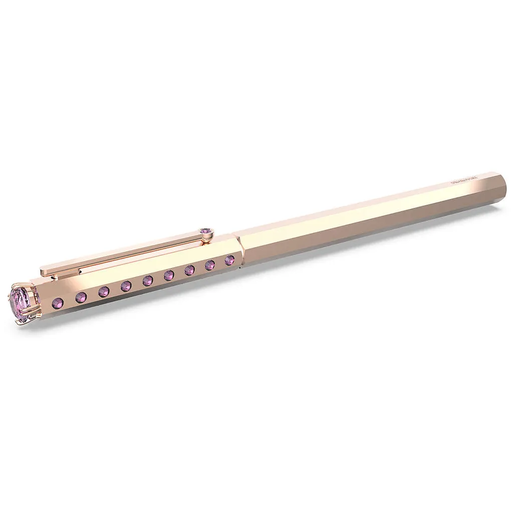 Stylo Swarovski MIL003 : Écriture Fluide et Design Anti-Fatigue Rose