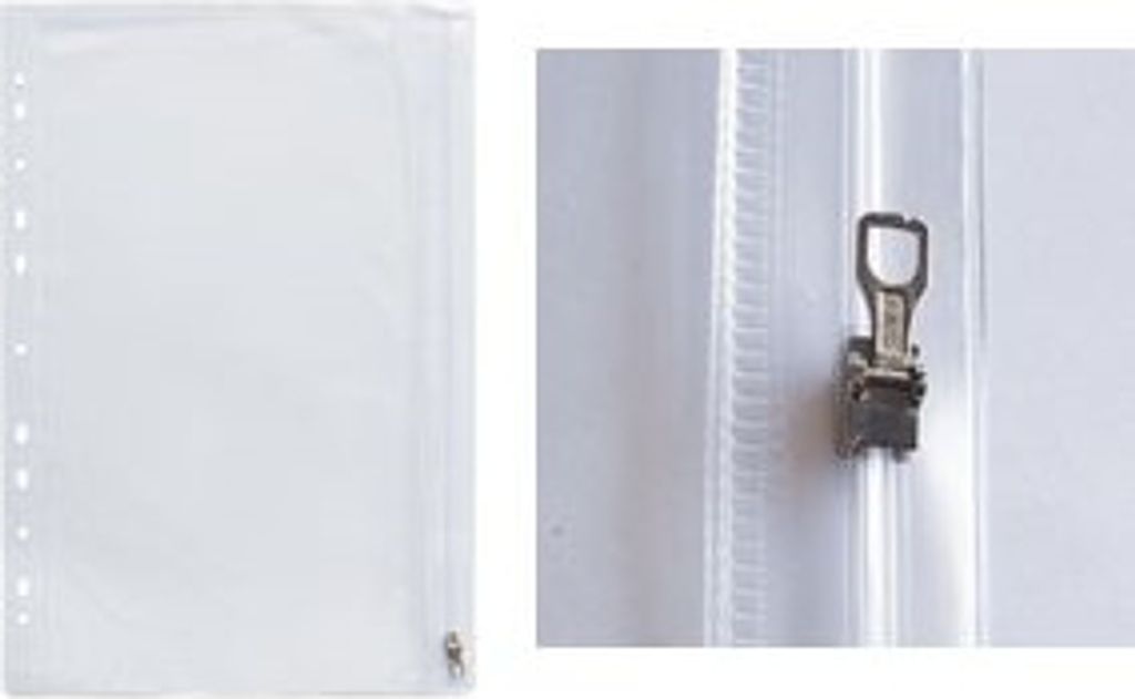ELBA Reißverschlusstasche, 305 x 170 mm, PVC, glasklar 0,14 Produktbild 