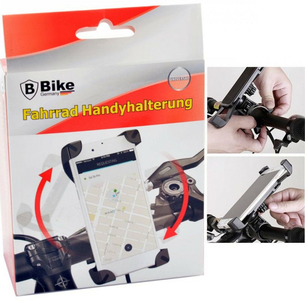 Handy Fahrrad Halterung 360° Universal Smartphone Halterung Produktbild 