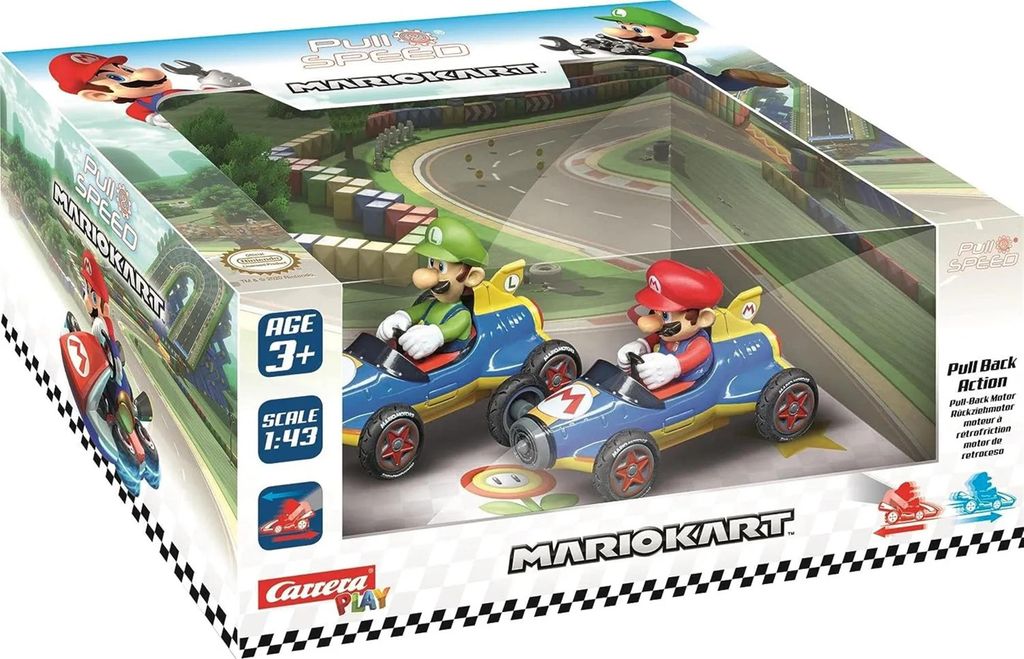 Carrera Mario Kart(TM) - Mach8 Twinpack 1:43 Obrázok produktu 