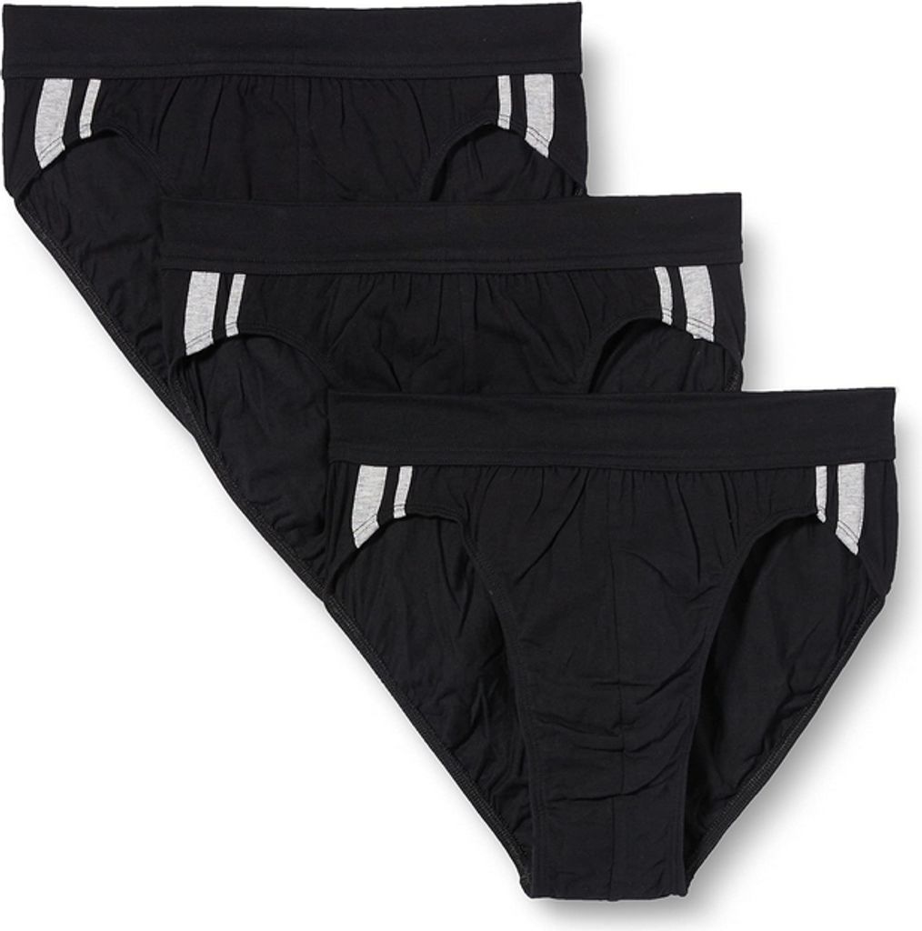 Schiesser Herren 9PACK Rio-Slip PAK schwarz 005