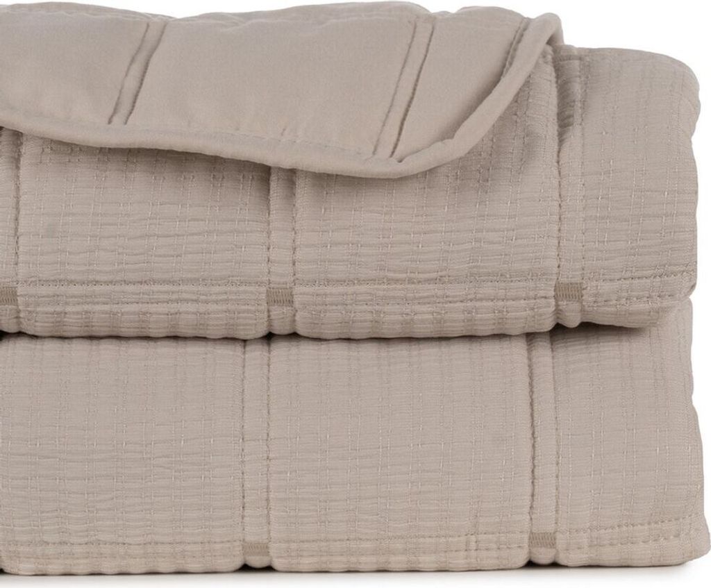 Steppdecke Beige 230 x 280 x 1 cm