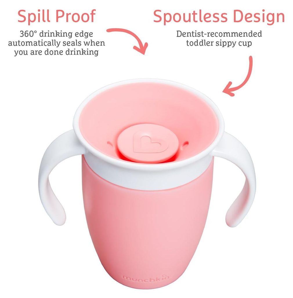 Munchkin 360° Gobelet d'exercice 207 ml rose Image du produit 