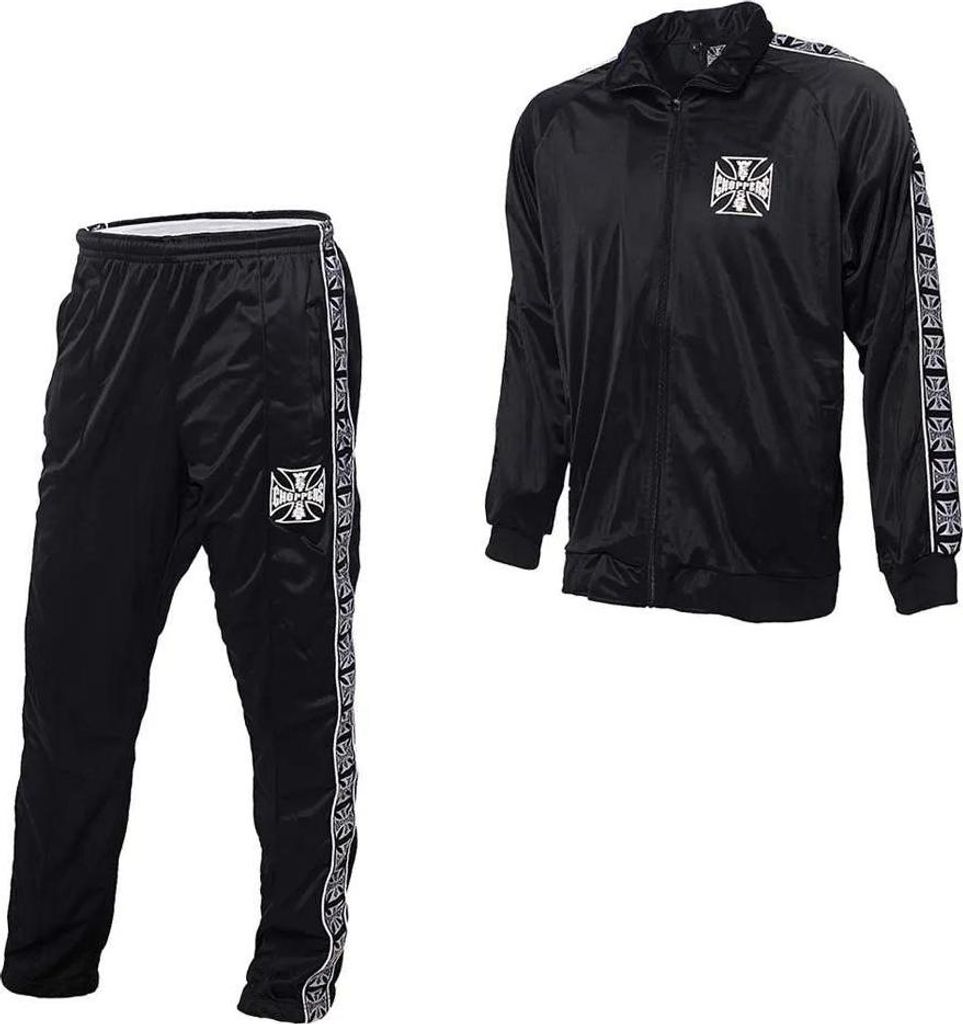 West Coast Choppers Tracksuit Hosen Schwarz 2XL Herren Schwarz 2XL