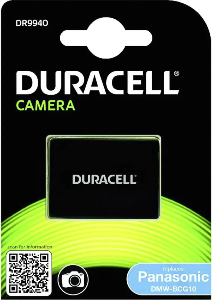 Batteria Duracell DR9940 900mAh Compatibile Panasonic Lumix TZ-Series