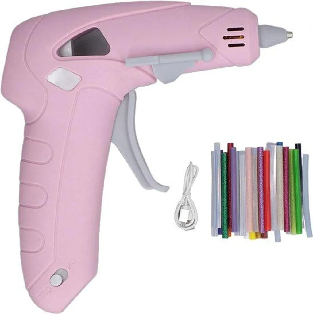 Pistolet à colle chaude sans fil rapide pour bricolage et déco