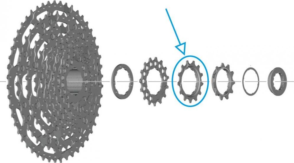 SHIMANO Ritzel für CS-LG600 - 13 Zähne