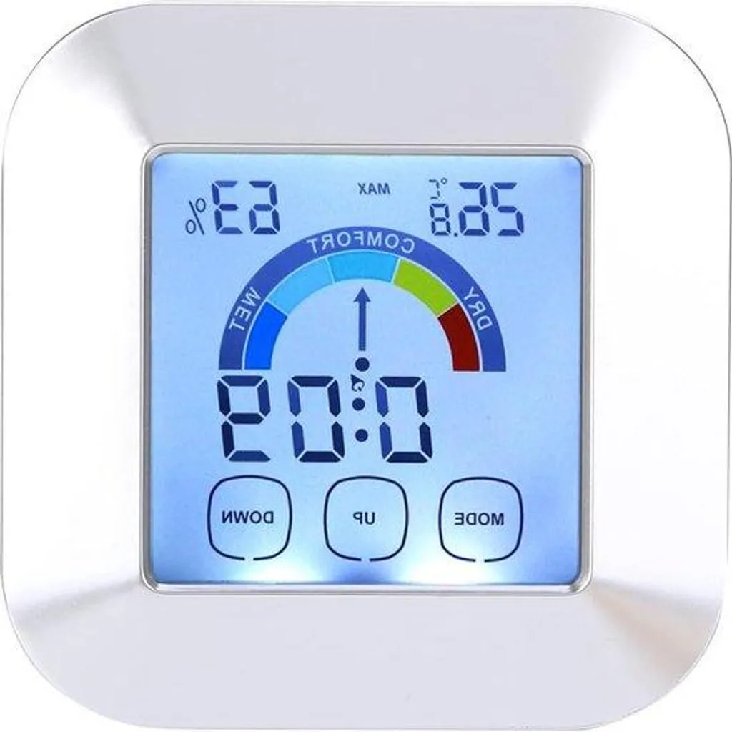Thermomètre hygromètre numérique d'intérieur - Capteur haute précision