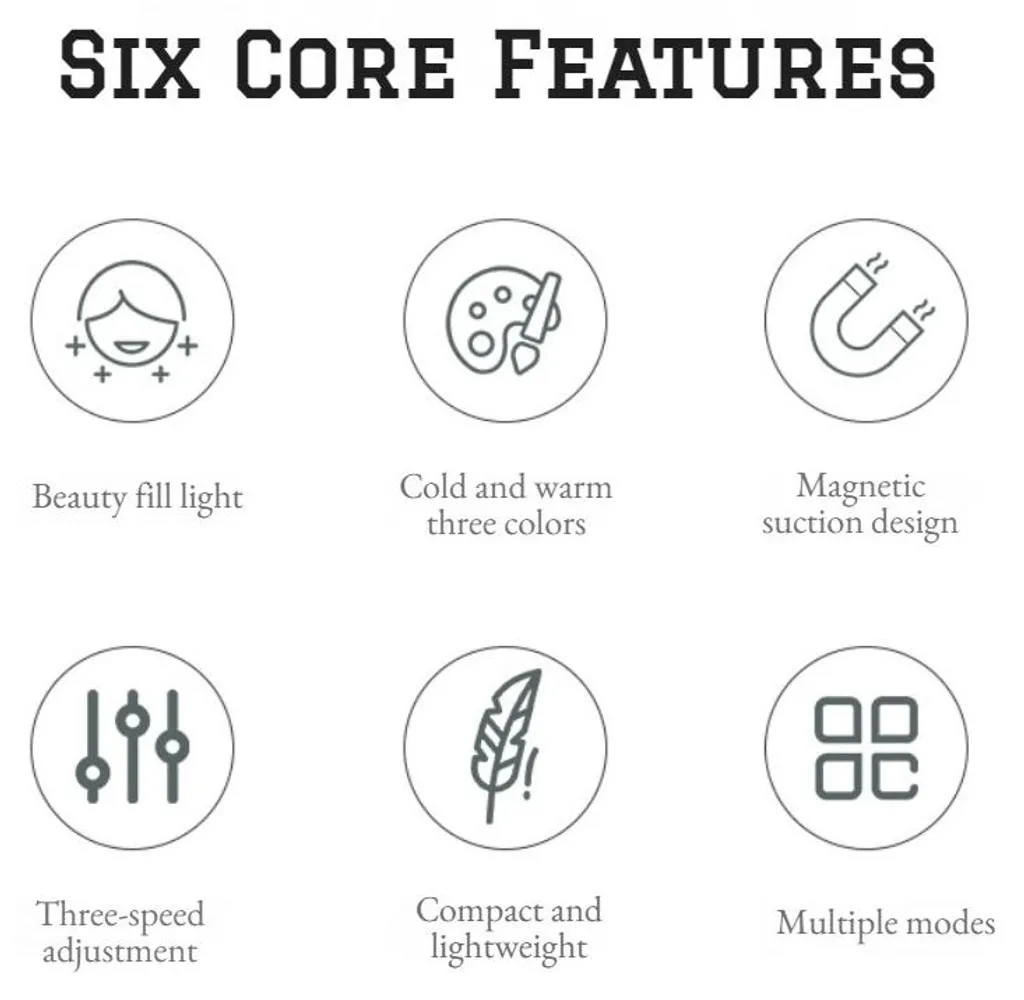 Éclairage Magnétique 360° pour Osmo Pocket 3 - LED Multi-Modes Compact