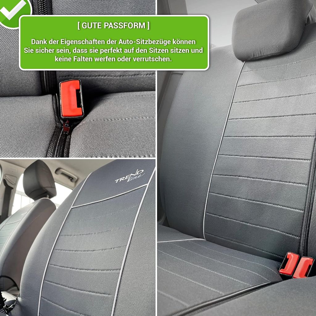Autositzbezüge Maß Schonbezüge Sitzschoner Sitzauflagen für Mazda