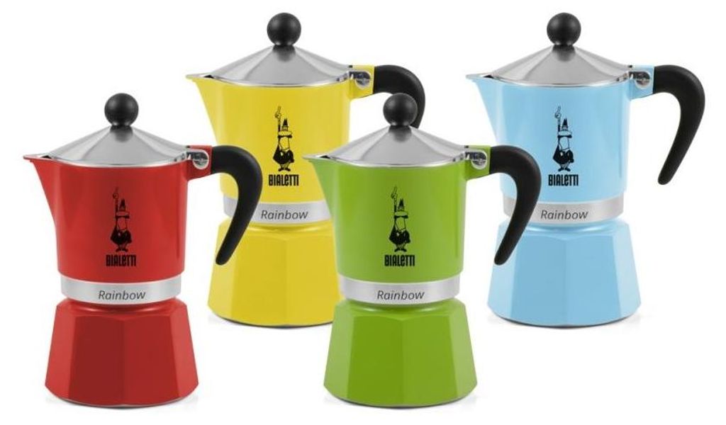 Bialetti Rainbow, 0,06 l, Aluminium, Thermoplast, Gelb, 140 Produktbild 