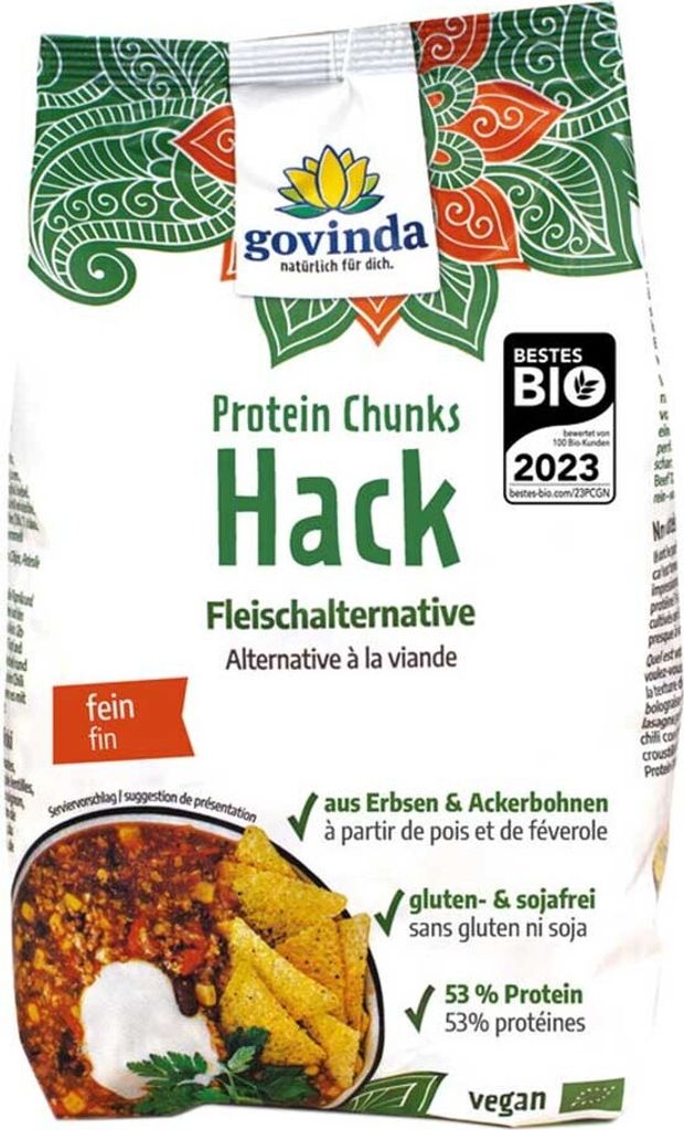 Govinda -  Protein Chunks fein - 125g Produktbild 