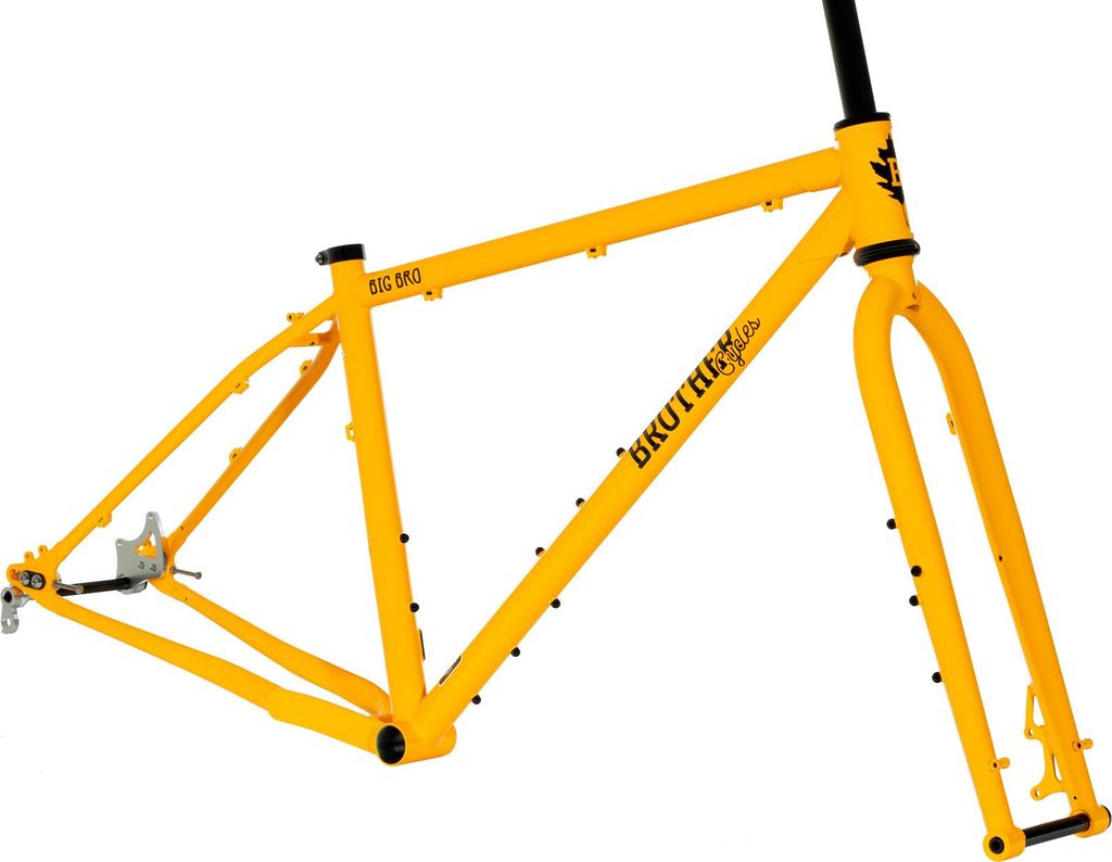Fahrradrahmen - Brother Frame Big Bro - Gelb - Größe S - Produktbild 