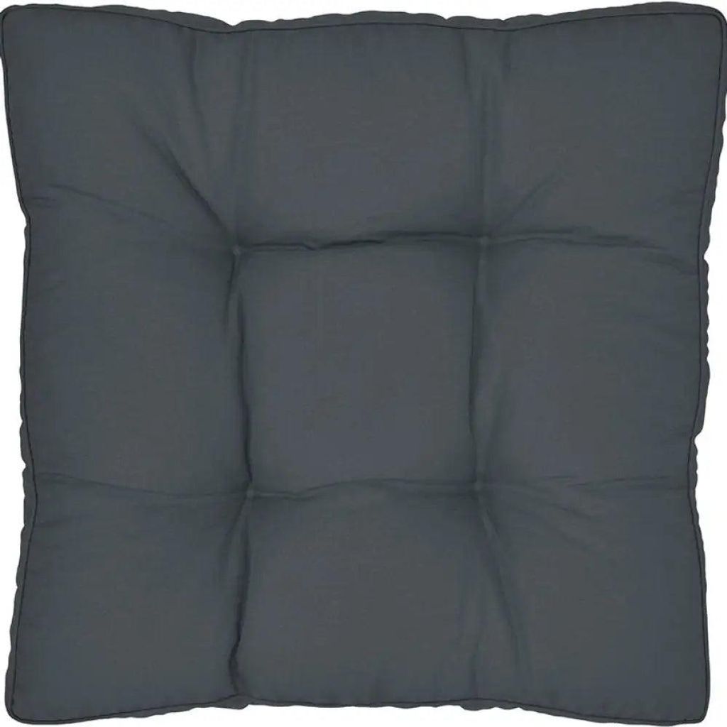 Beautissu Lounge Kissen Outdoor Grau XLuna, 50x50cm Produktbild 