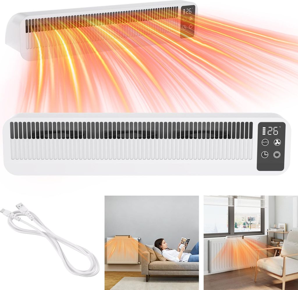 LZQ Ventilateur de radiateur intelligent, sans fil & Image du produit 